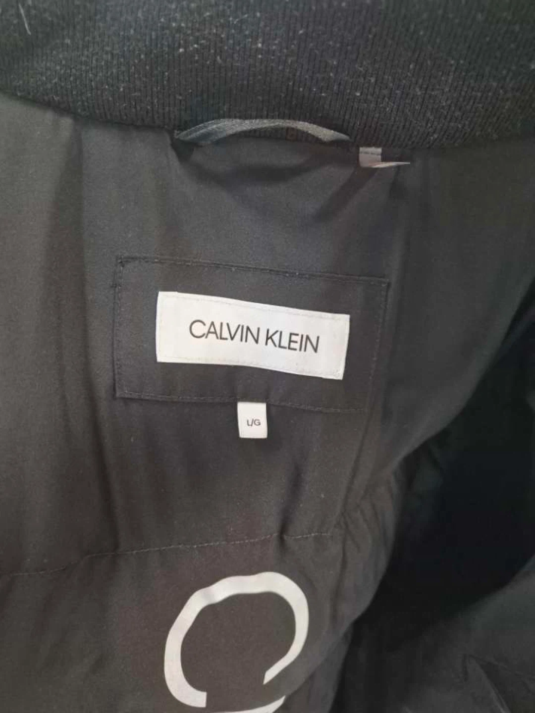 Calvin Klein Black Puffer Jacket - Size L - photo 3