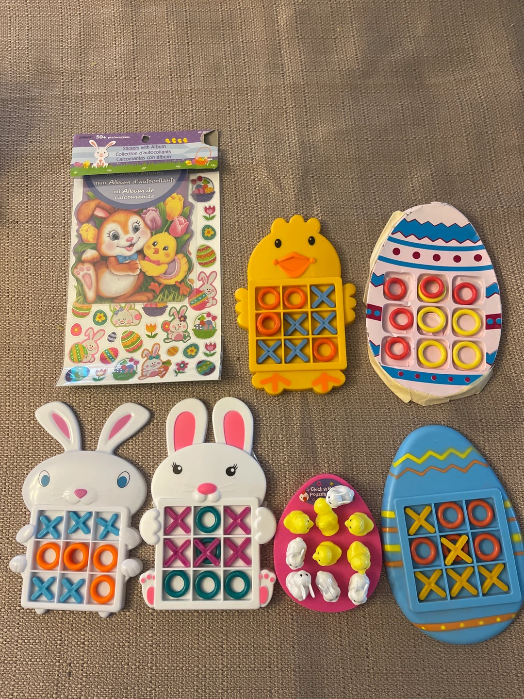 Easter Tic-Tac-Toe and Sticker Set