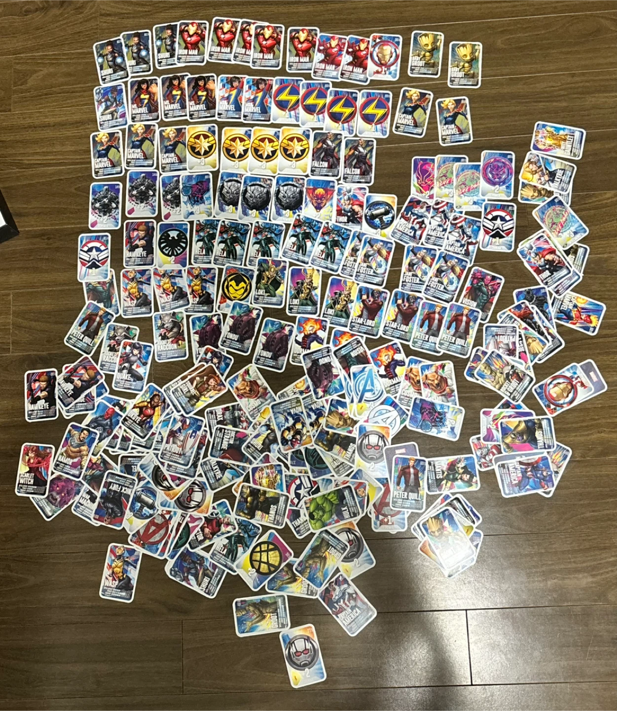 Marvel Superhero Trading Cards Collection