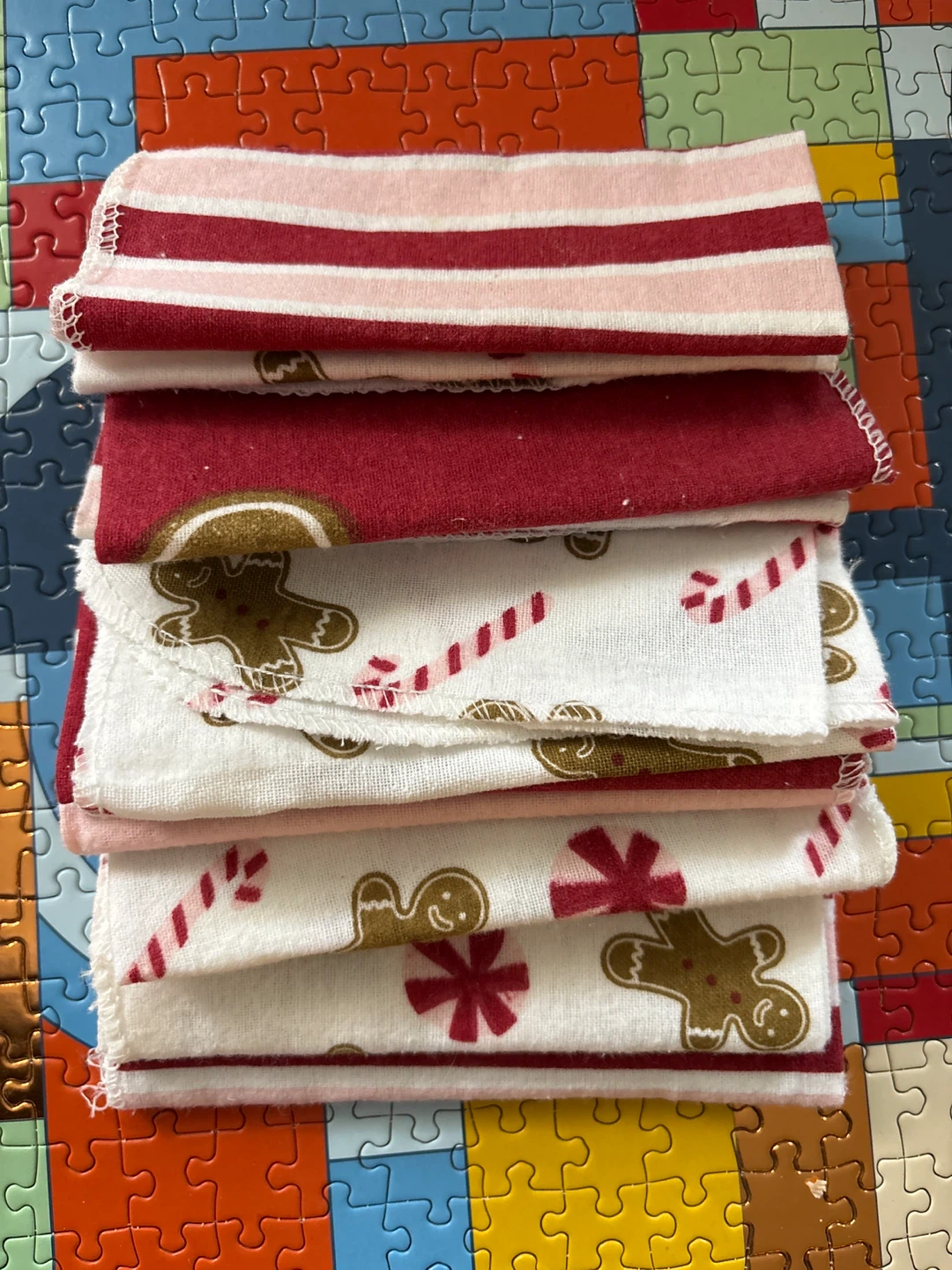 Set of 10 Holiday Reuseable Kitchen Towels