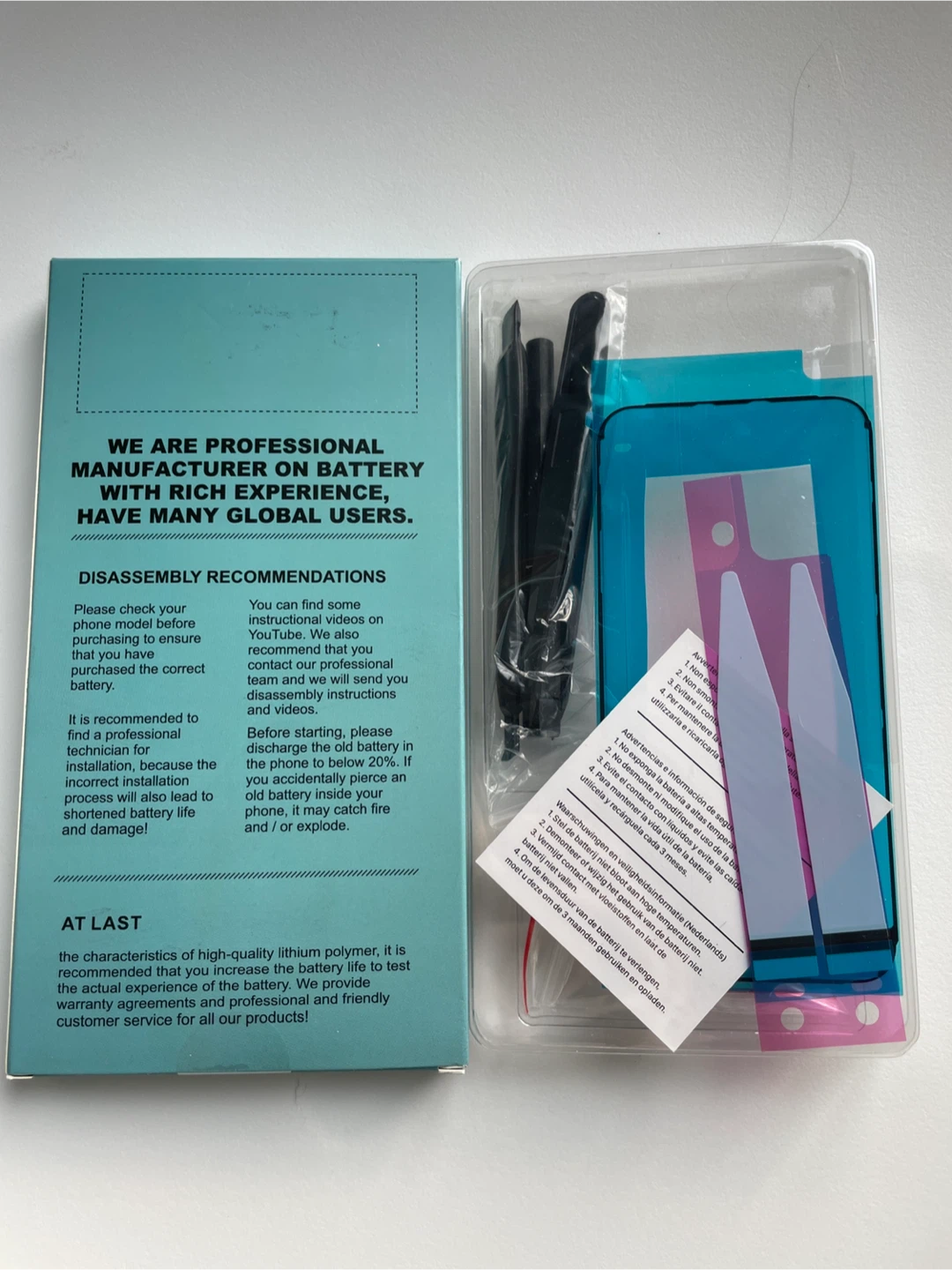 Battery Repair Kit with Tools - no battery
