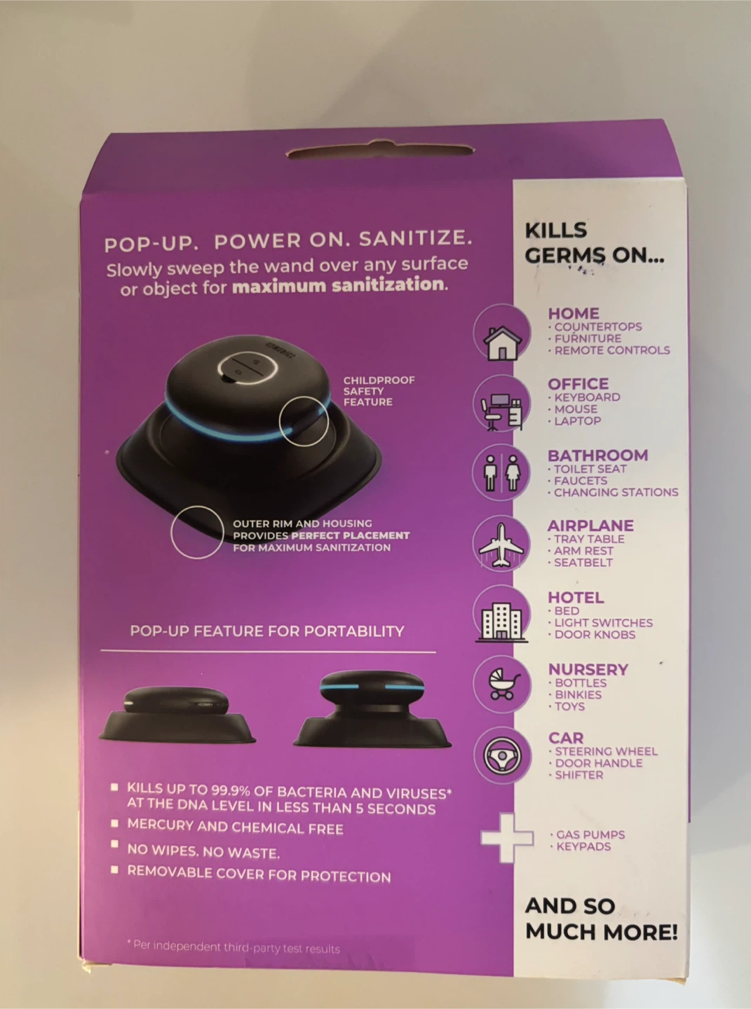 HoMedics UVClean Portable Sanitizer Wand - photo 2