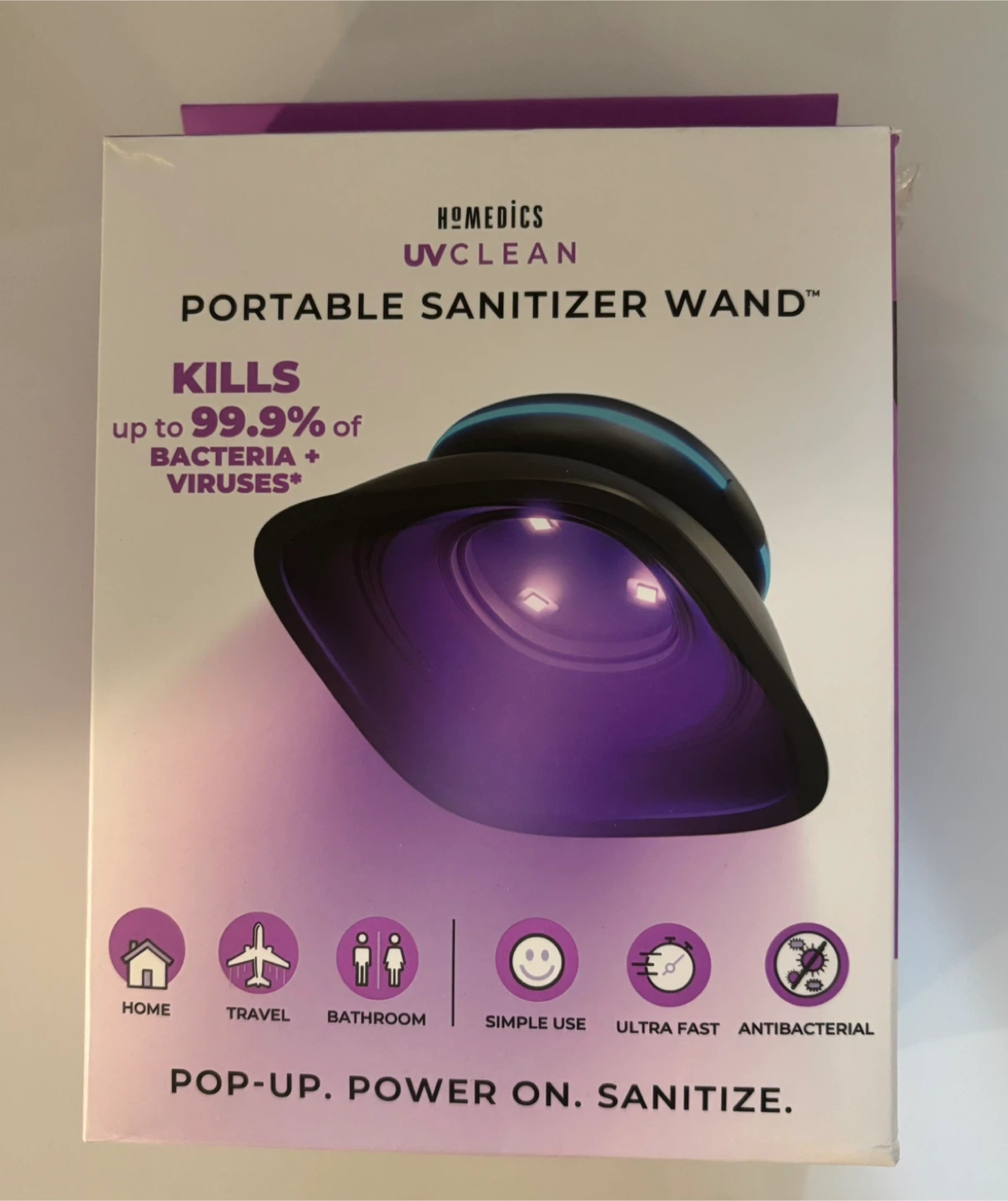 HoMedics UVClean Portable Sanitizer Wand