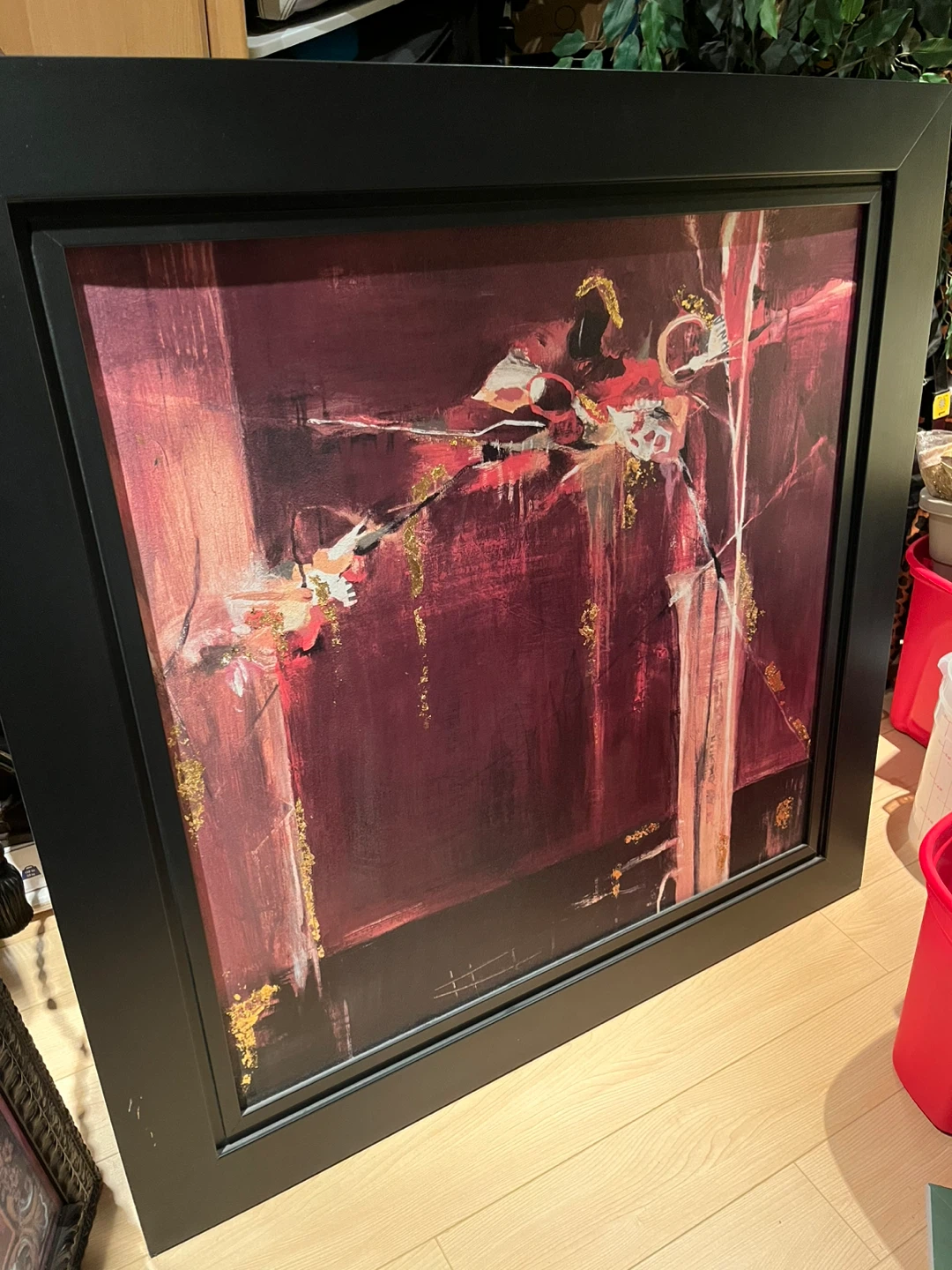 Framed Abstract Art Painting