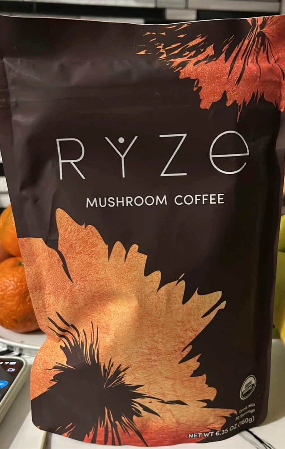 RYZE Mushroom Coffee Drink Mix - 6.35 oz (180g)