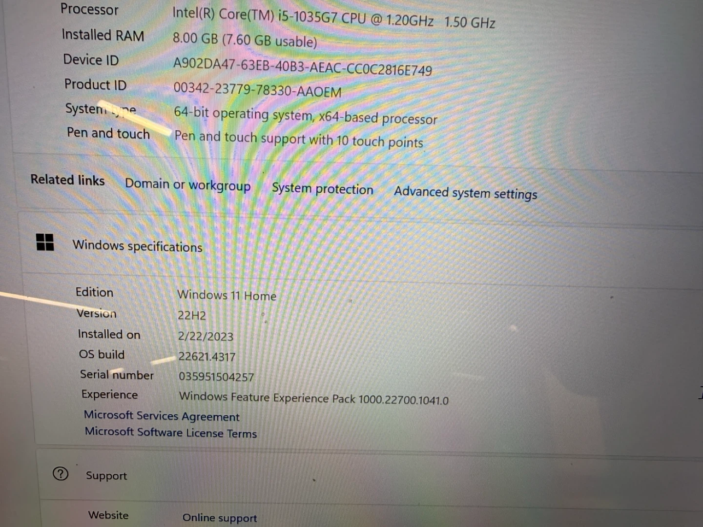 Microsoft Surface Laptop 3 - Model 1867 - photo 2