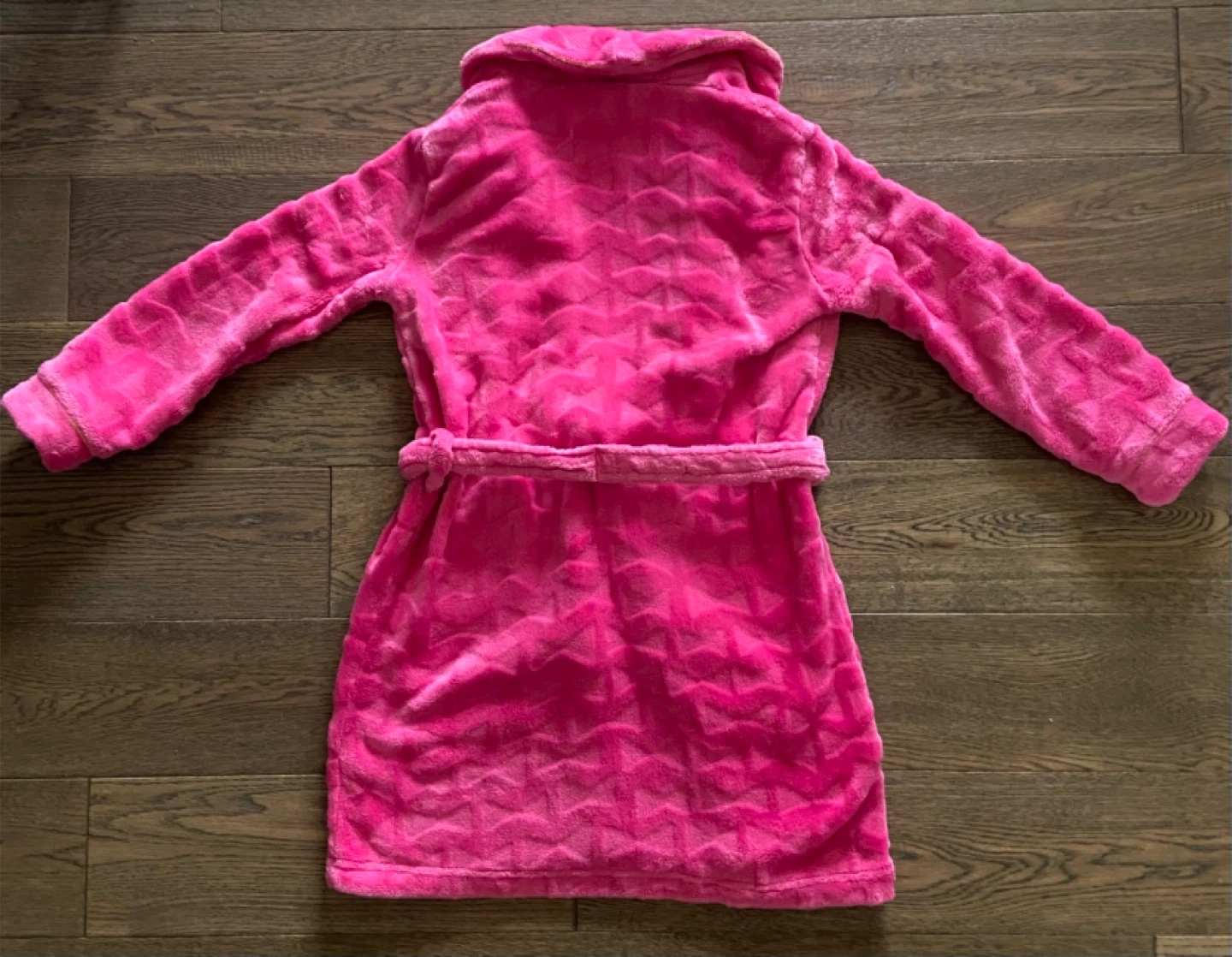 Nicole Miller Girls Hot Pink Plush Robe Size 4/5 - photo 5