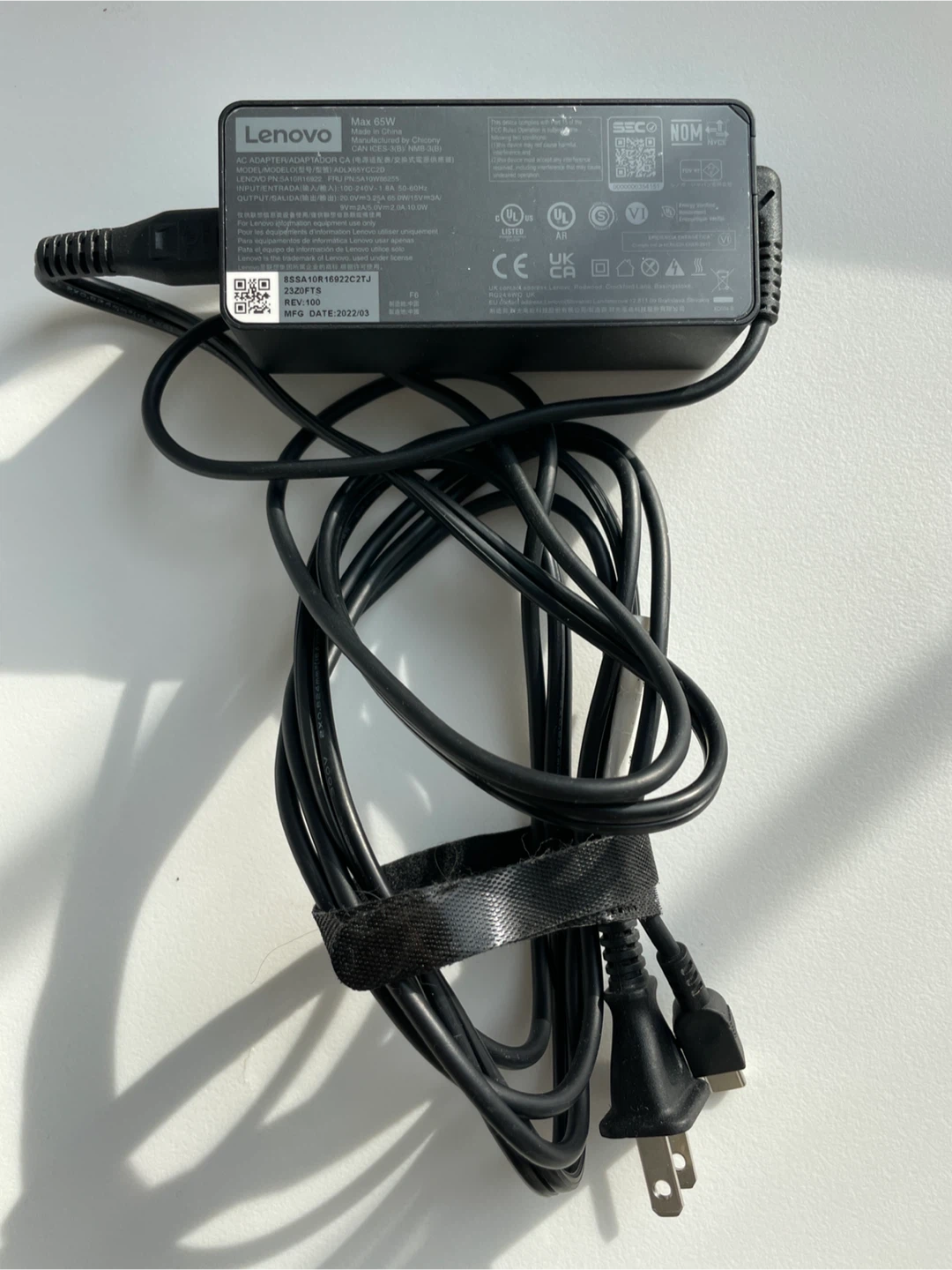 Lenovo 65W AC Power Adapter Charger