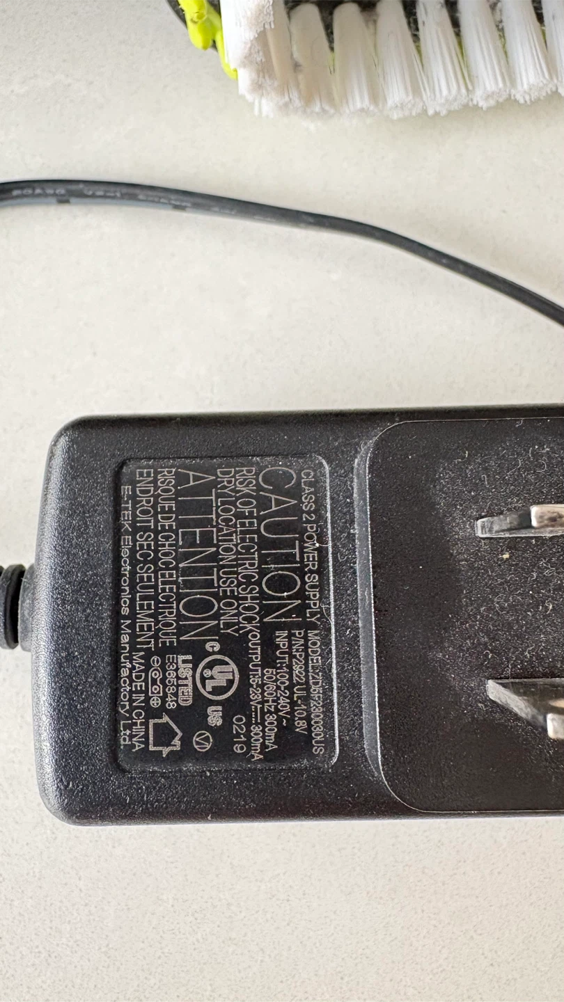 Replacement Power Adapter & Brush Tool for Handheld Vacuum - photo 2