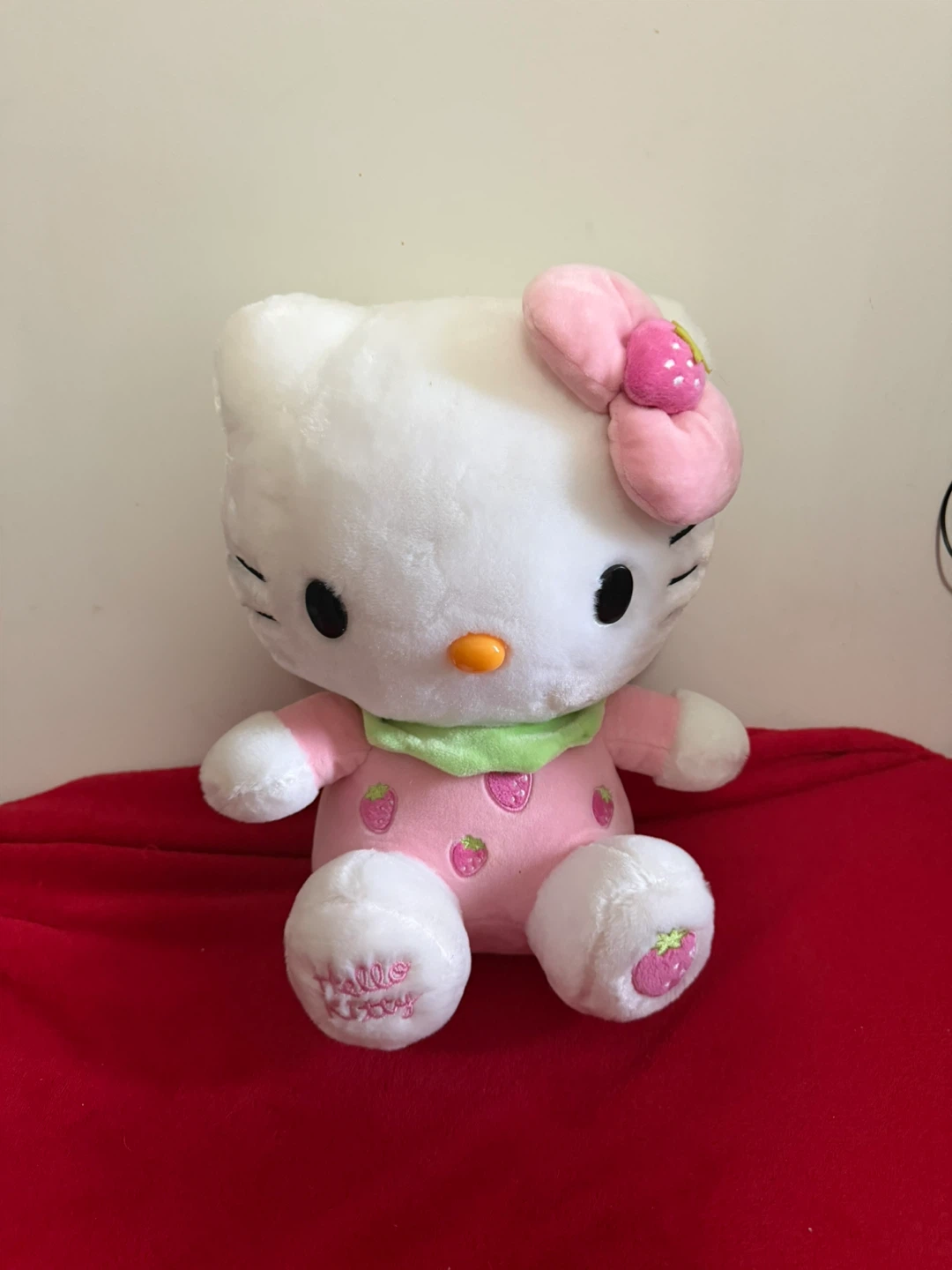 Hello Kitty Plush with Strawberries