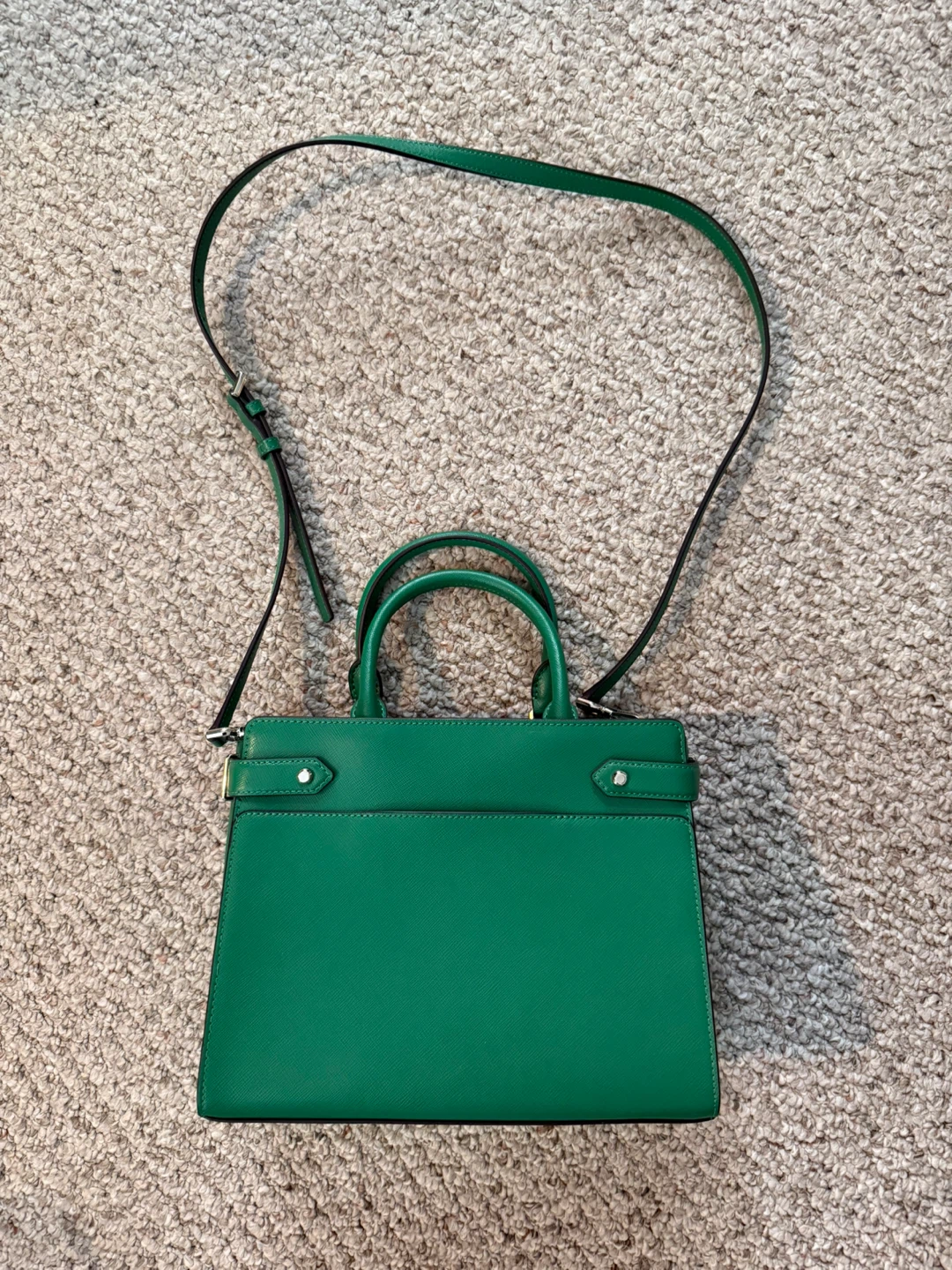Kate Spade Green Leather Satchel Bag - photo 2