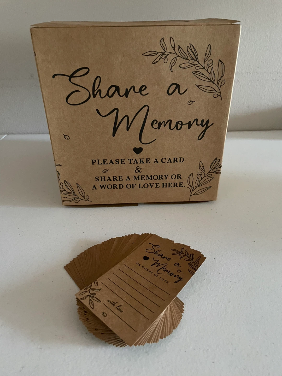 Share a Memory Cards with Box