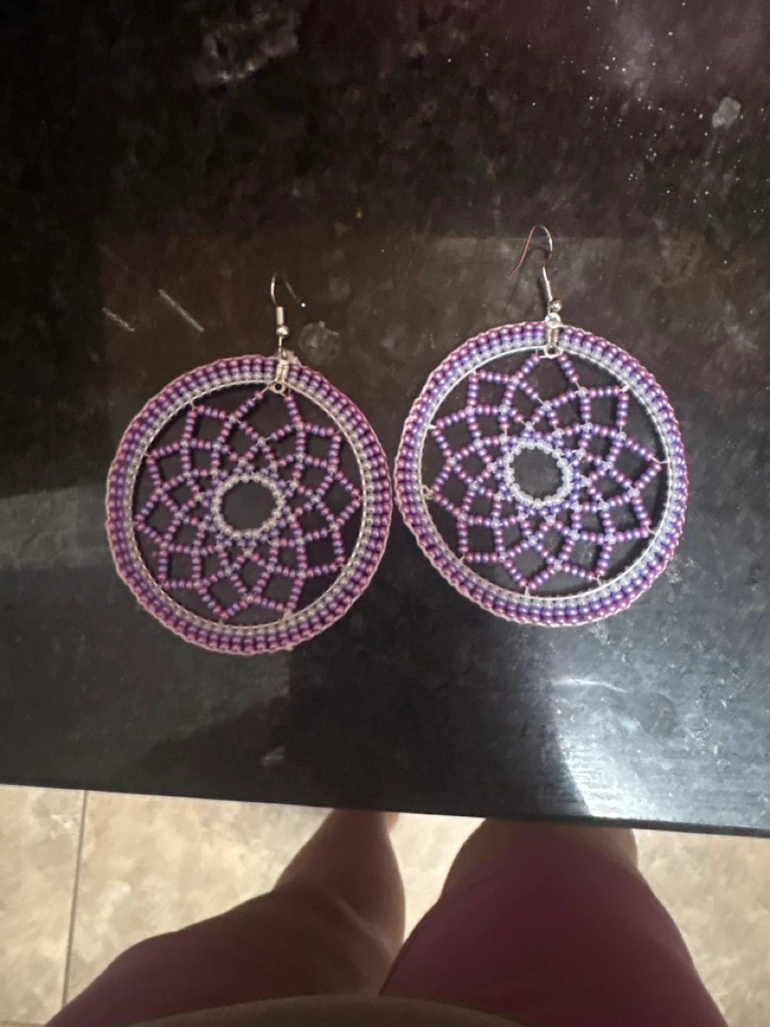 Dreamcatcher Hoop Earrings