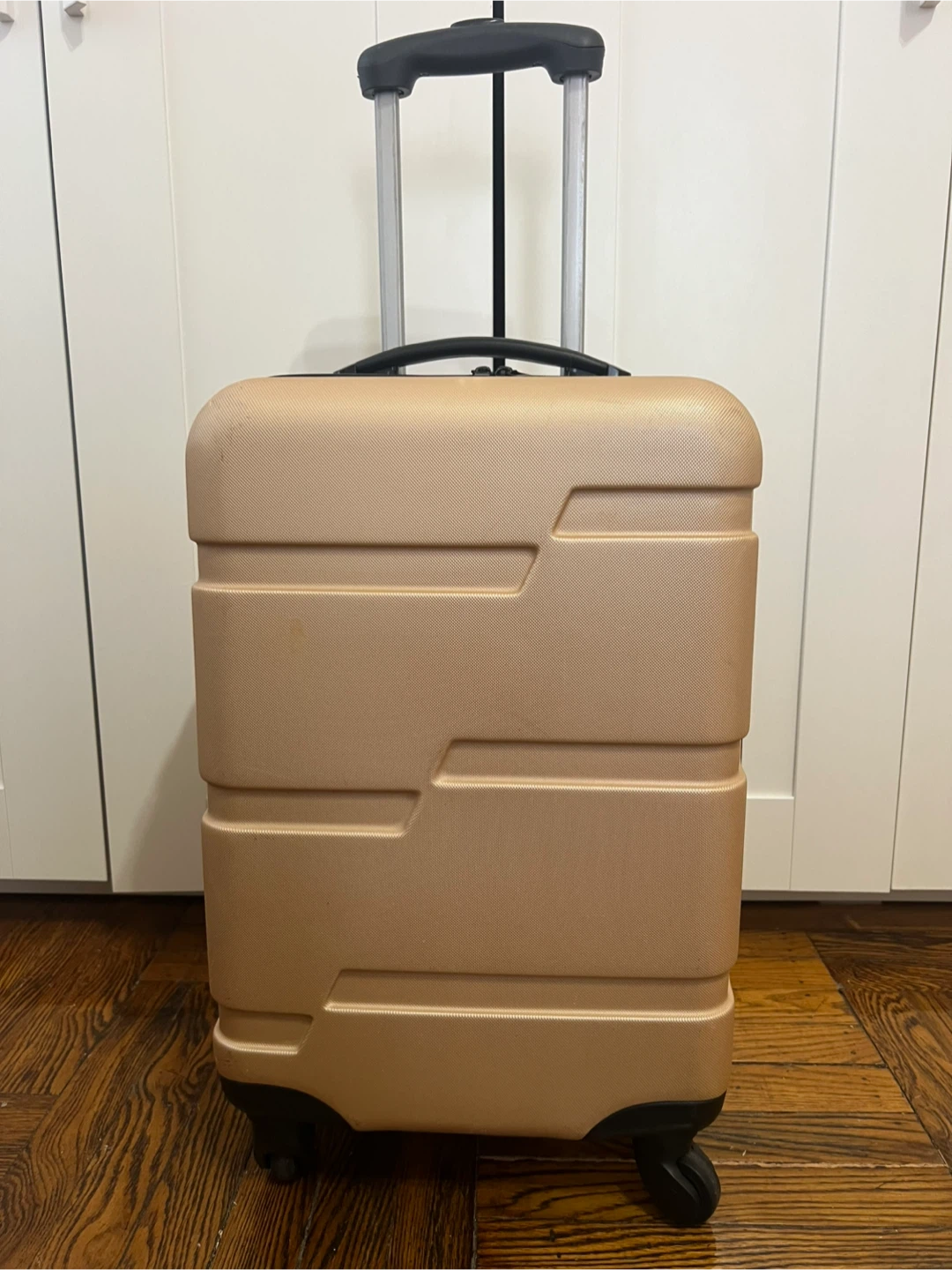 Gold Hardshell Carry-On Suitcase