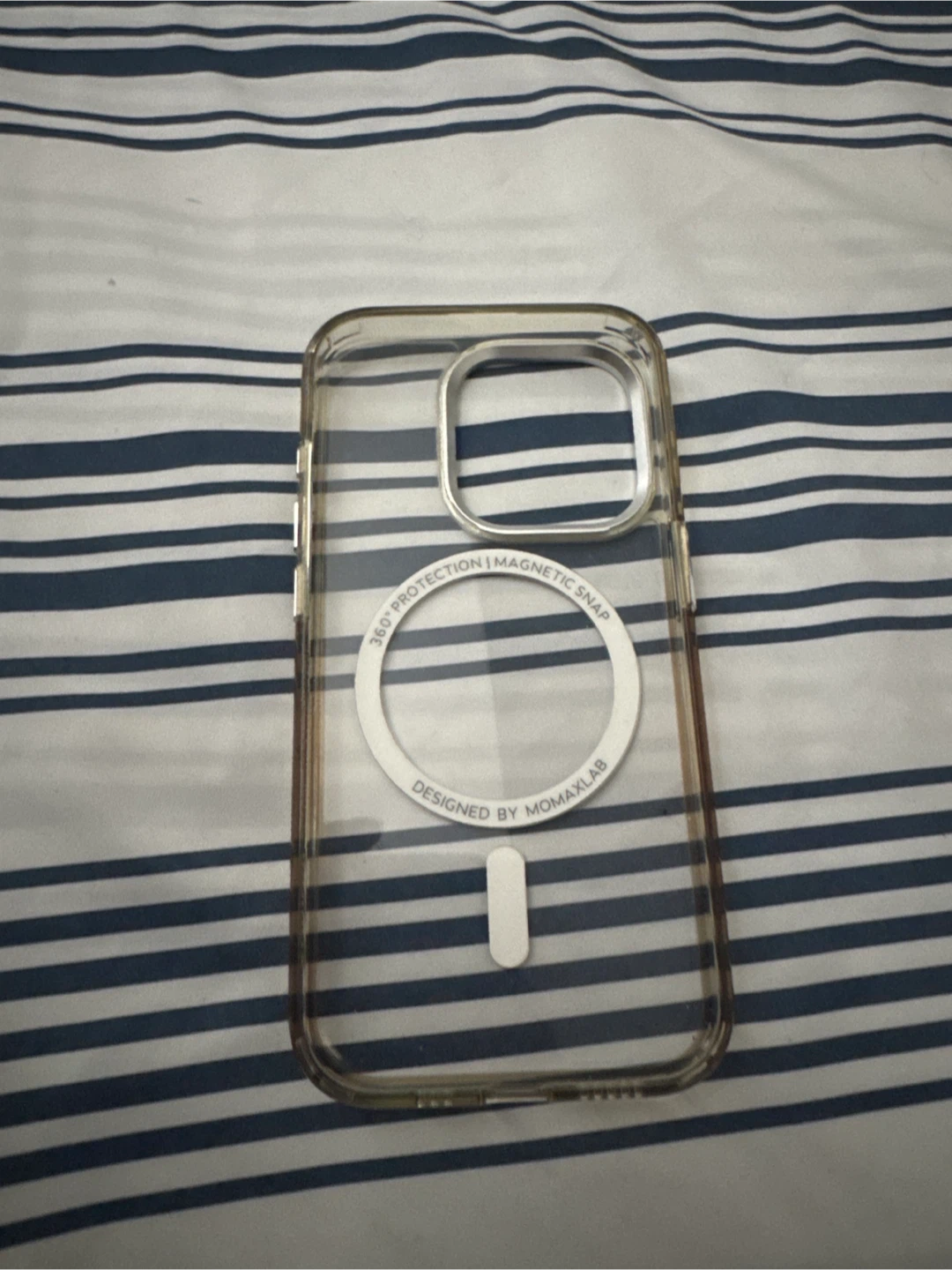 MOMAXLAB Clear Magnetic Snap Phone Case - photo 2