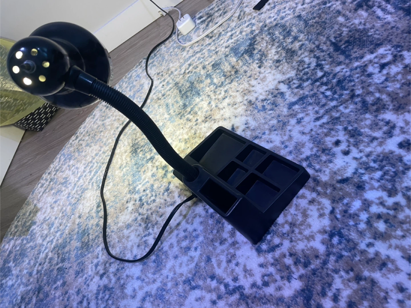 Black Desk Lamp with Organizer Base - photo 3