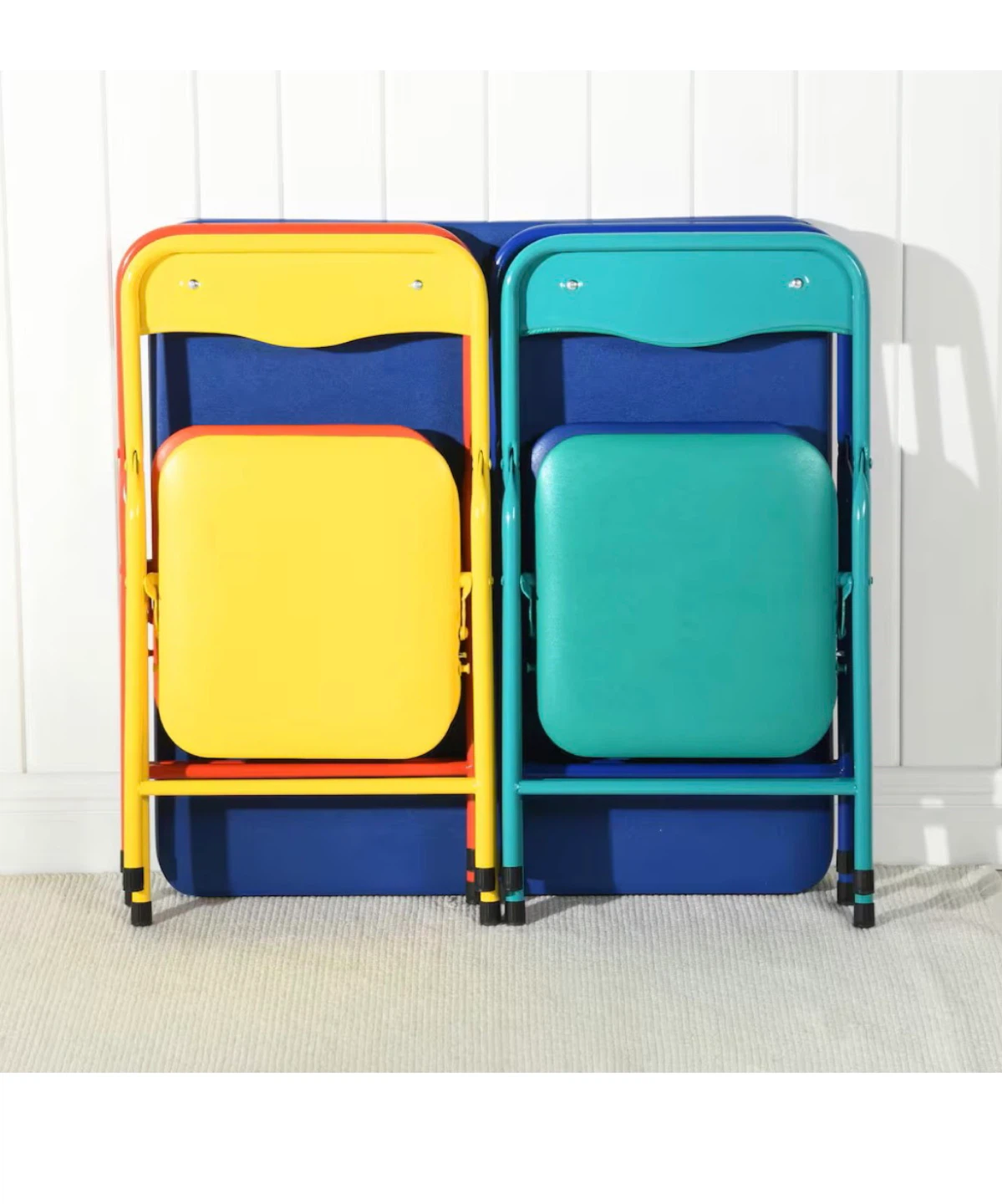 Kids Folding Table and Chairs Set - photo 5