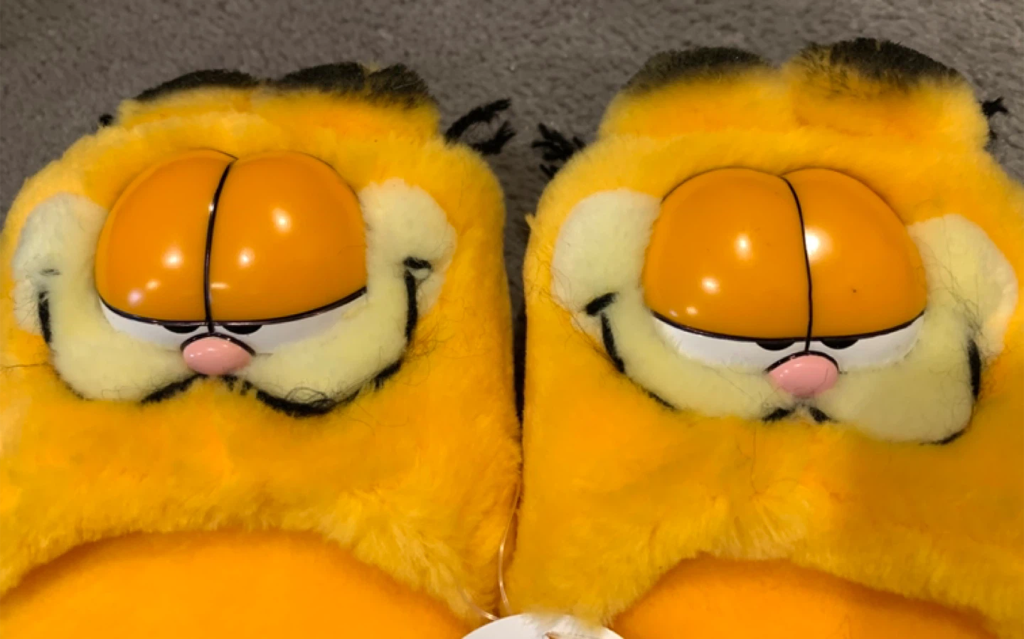 Garfield Plush Slippers - brand new