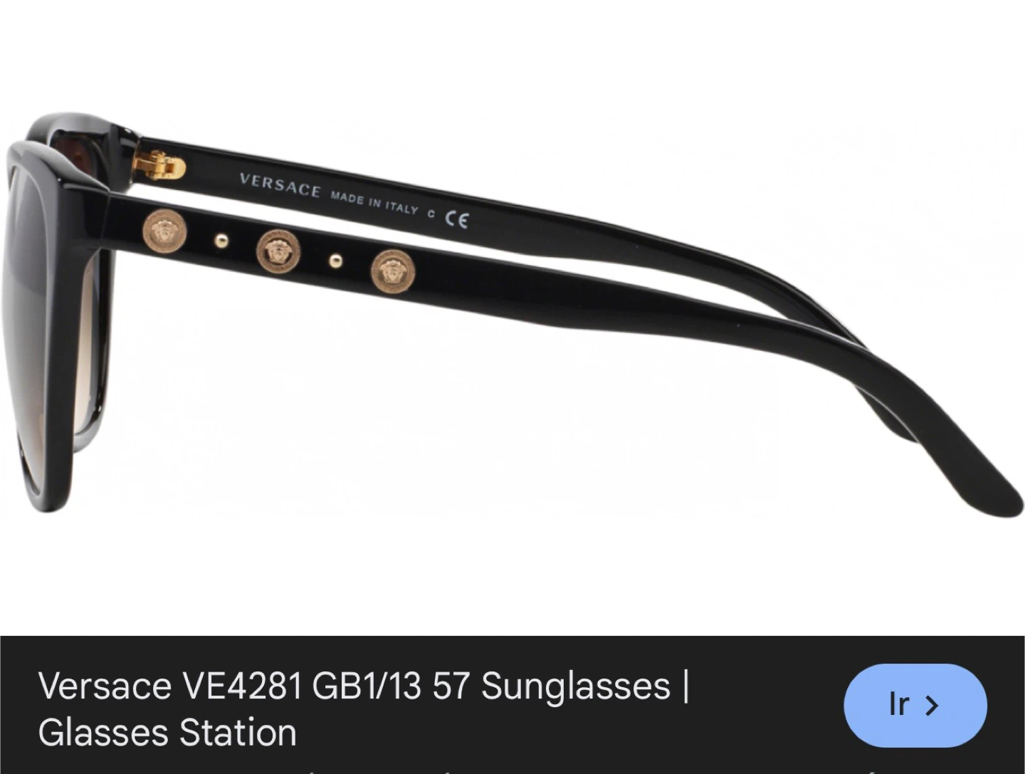 Versace Black Cat-Eye Sunglasses - photo 3