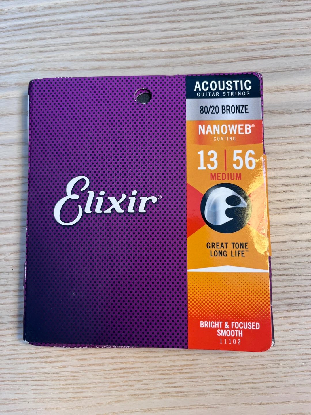 Elixir 13-56 Acoustic Guitar Strings - 80/20 Bronze