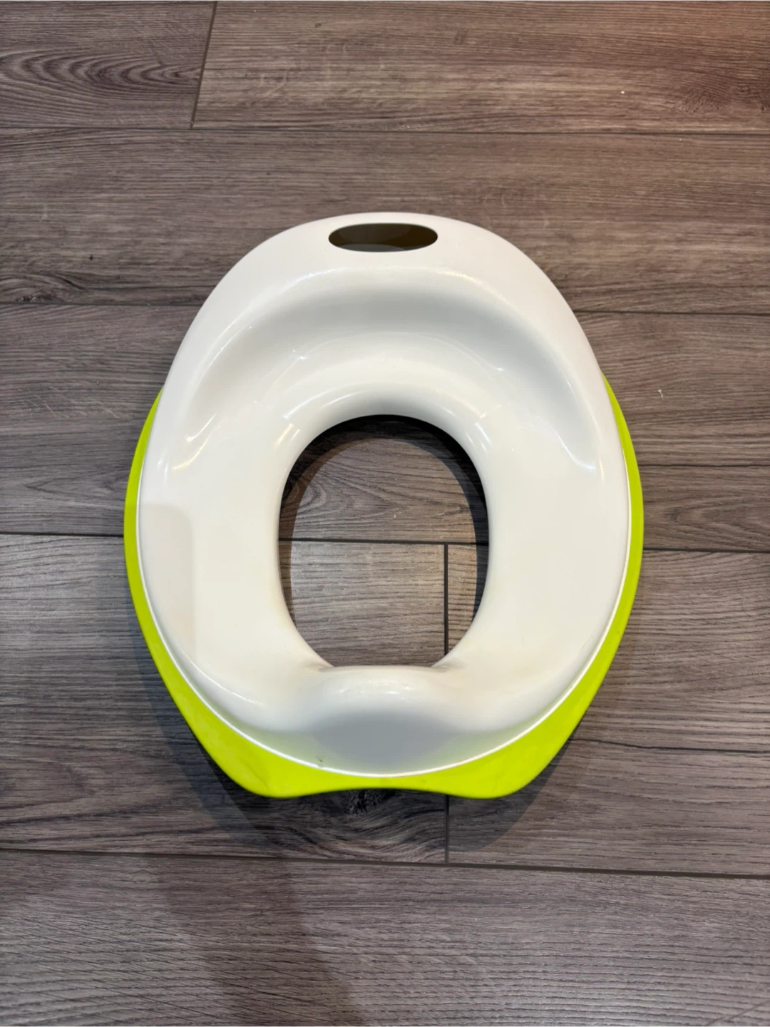 Toddler Toilet Training Seat - White & Green