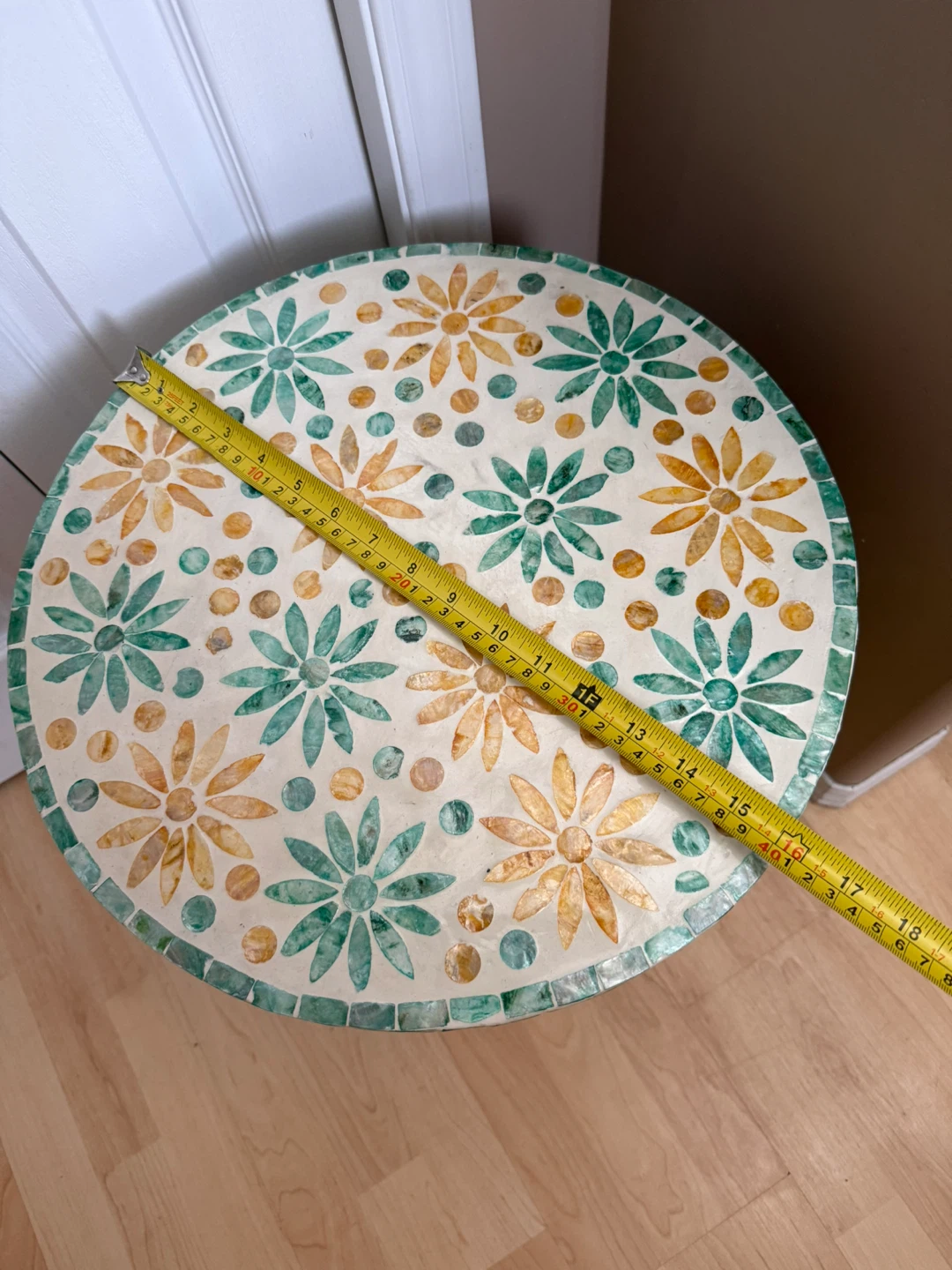 Mosaic Garden Stool - photo 2