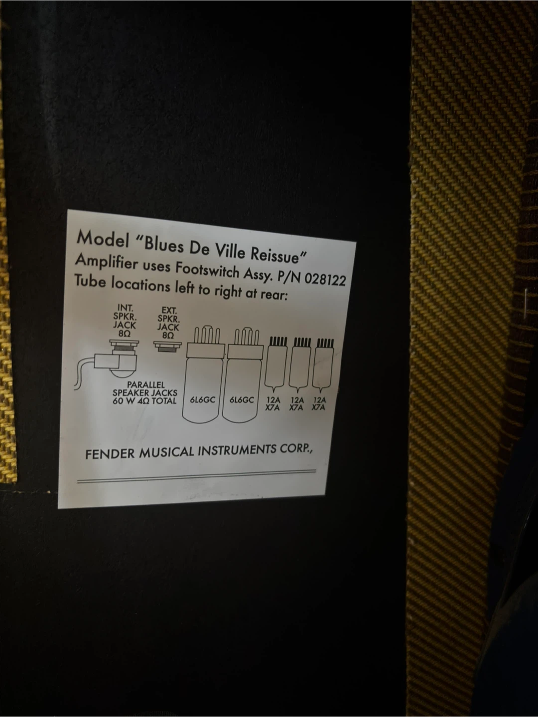 Fender Blues DeVille Reissue 4x3 combo amp - photo 4