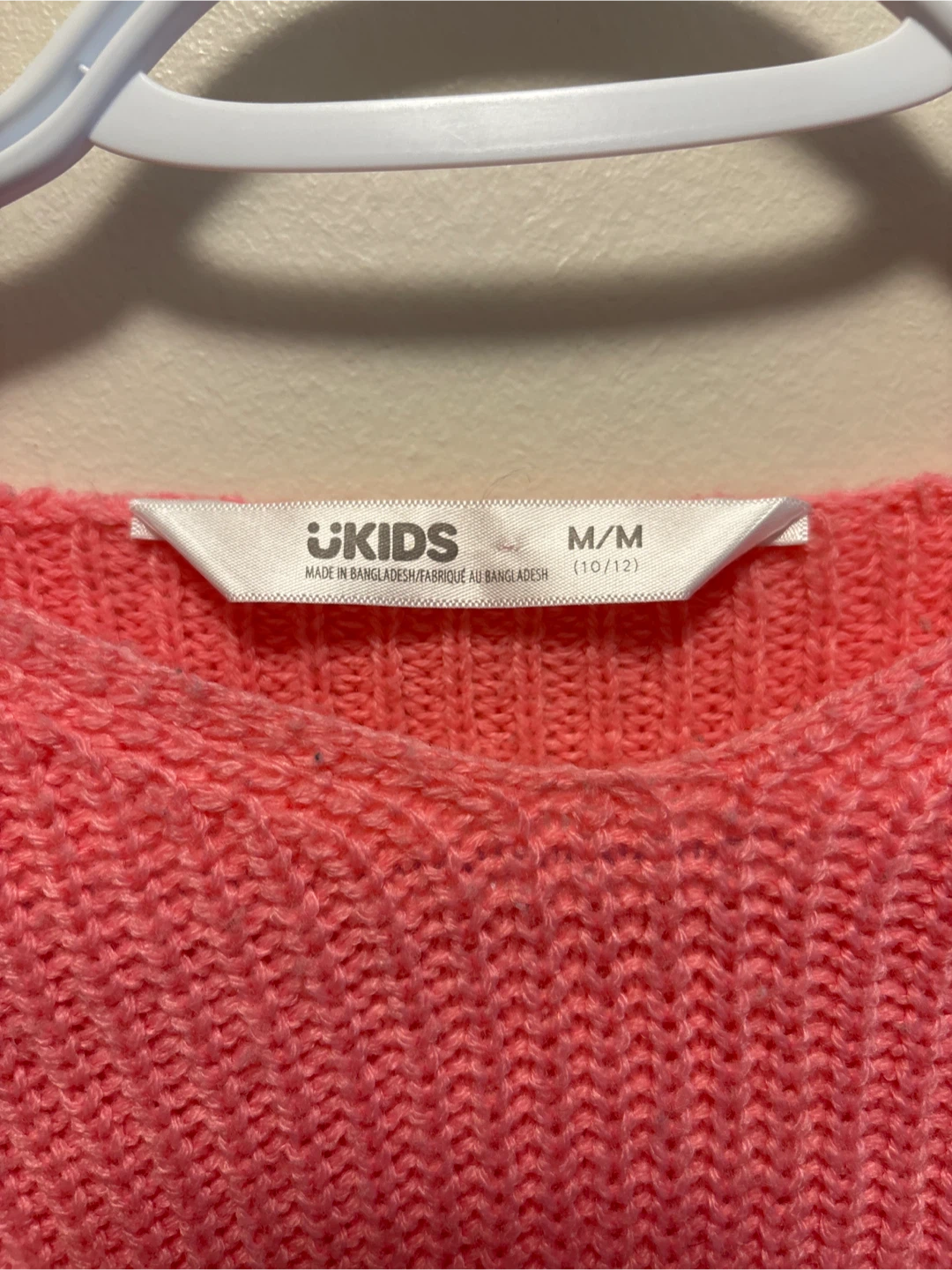 UKIDS Pink Striped Sweater - M/M (10/12) - photo 3
