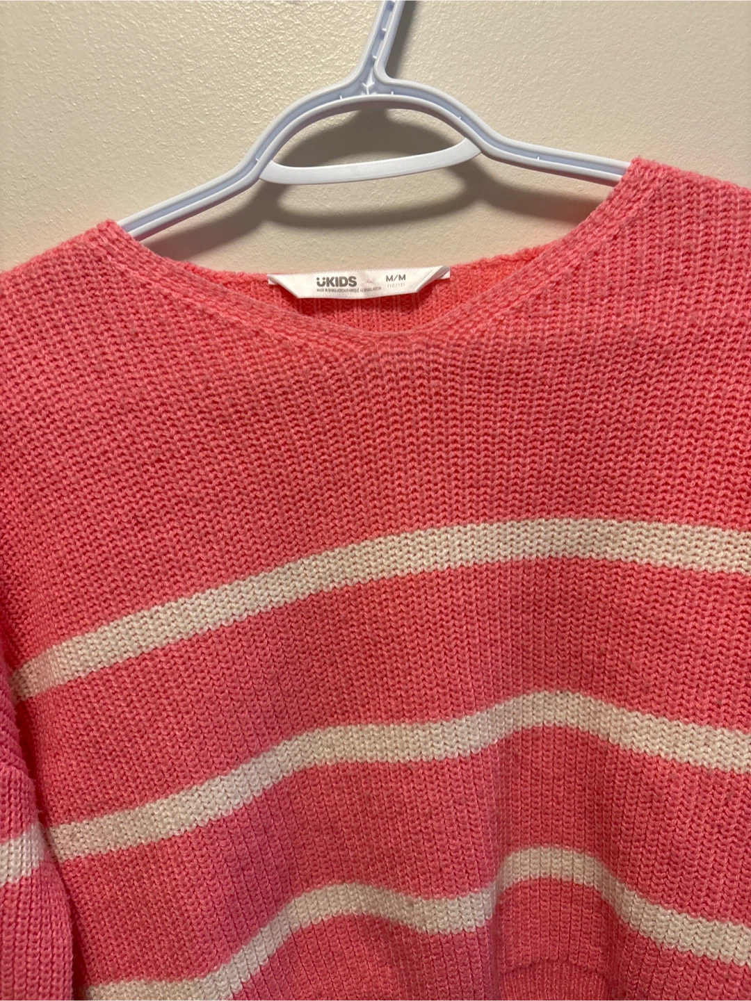 UKIDS Pink Striped Sweater - M/M (10/12) - photo 2