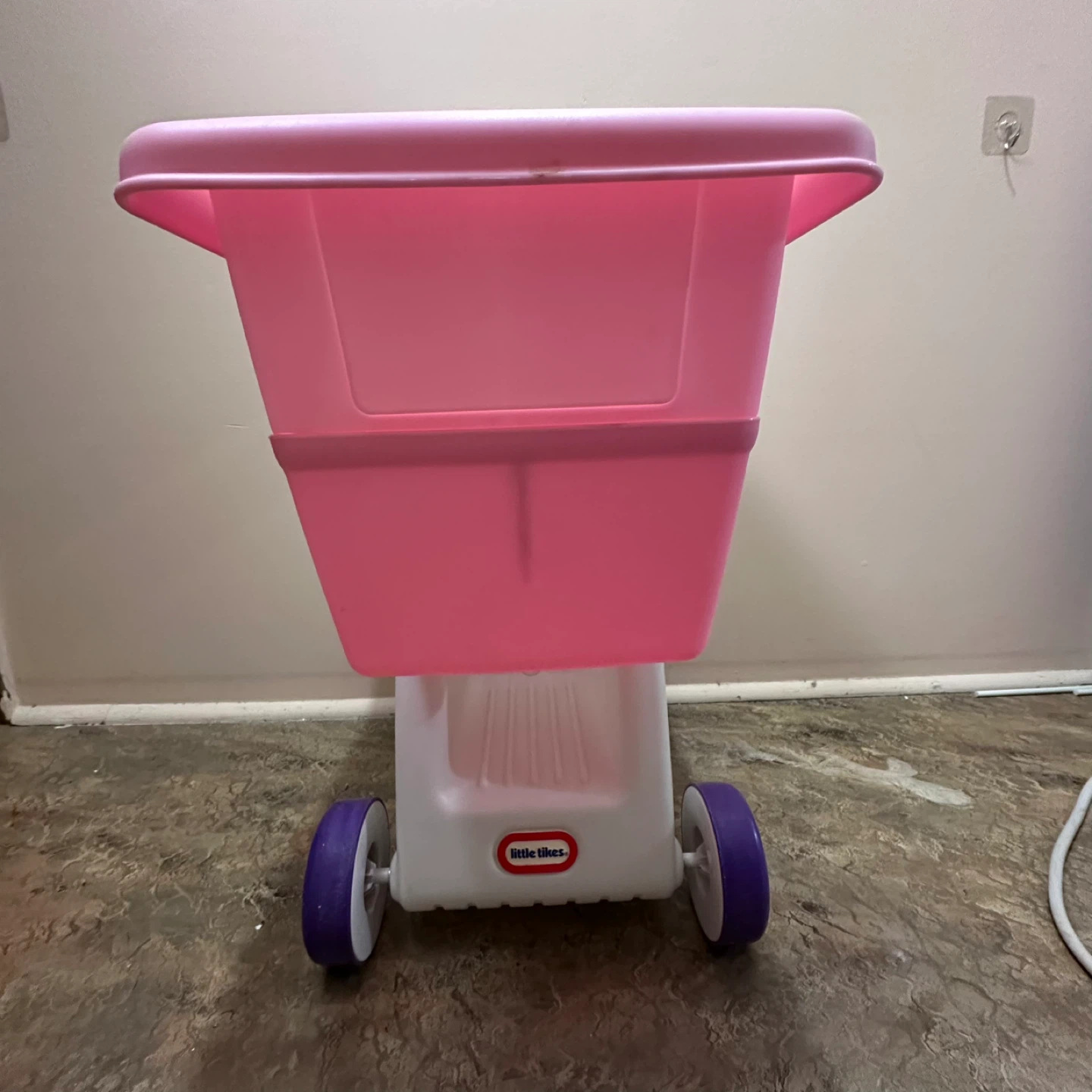 Little Tikes Pink & White Toy Shopping Cart - photo 3