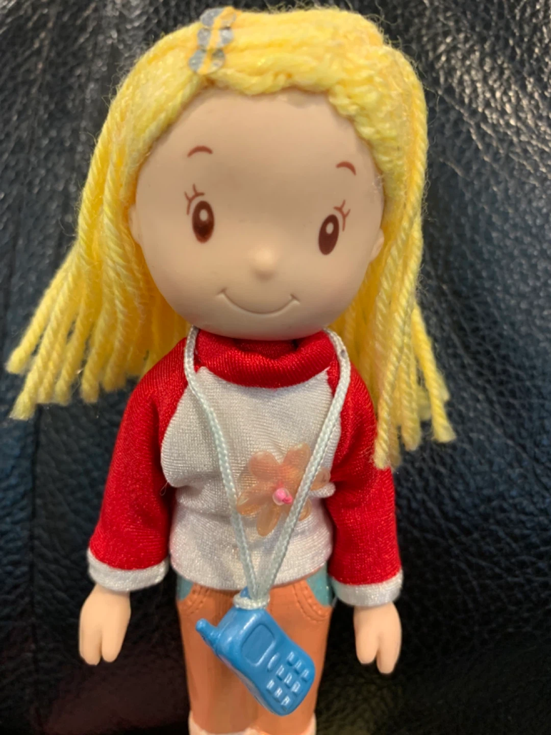 Russ Bobble Chics Cell Phone Cutie Doll - photo 2