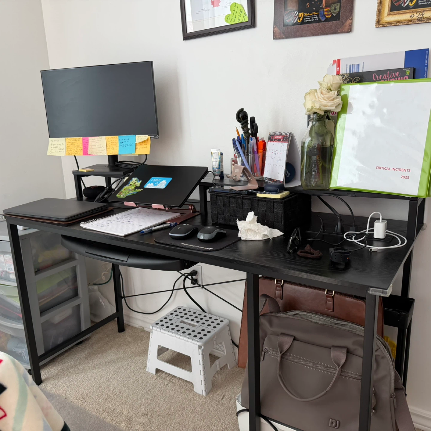 Black Standing Desk
