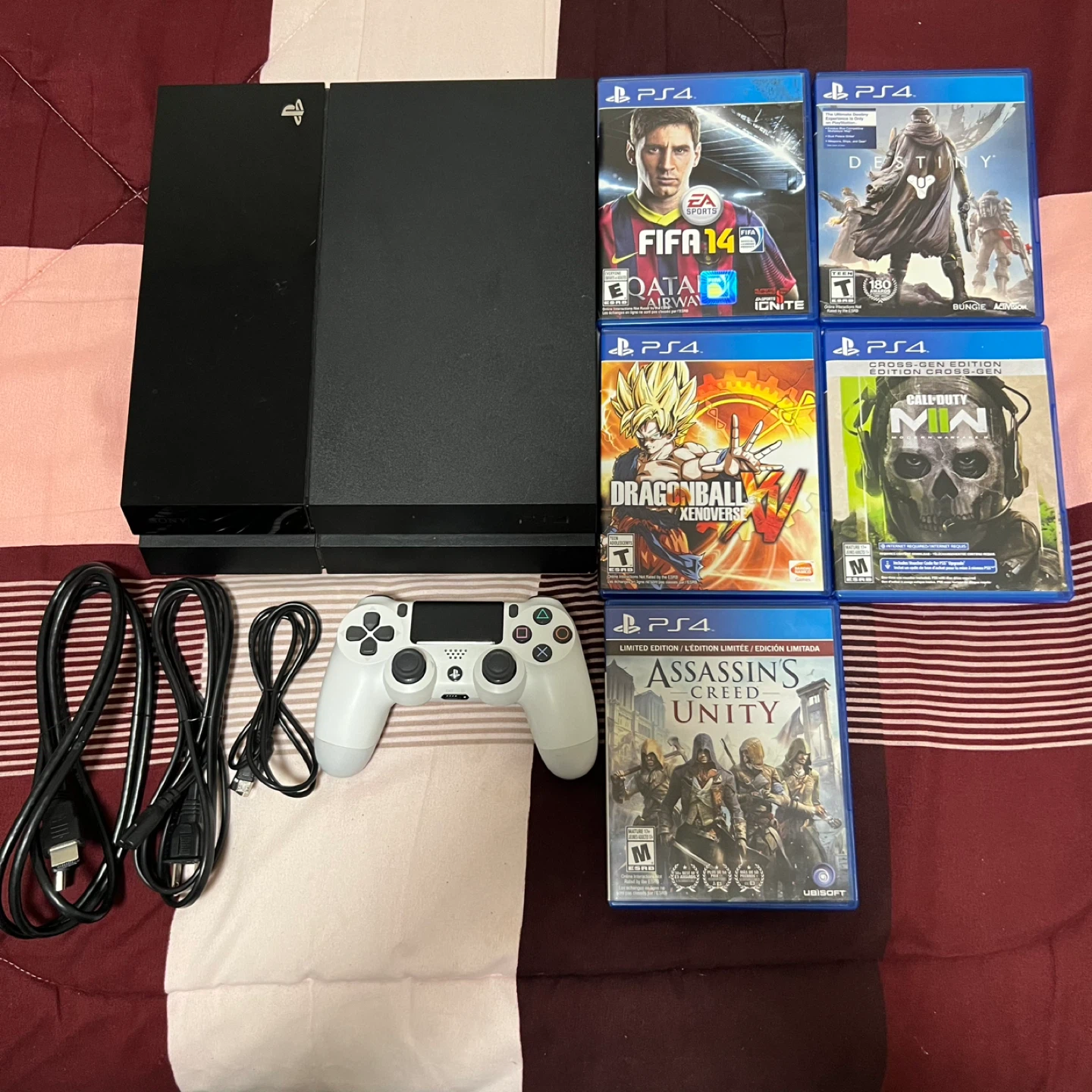 PlayStation 4 Console Bundle with 5 Games