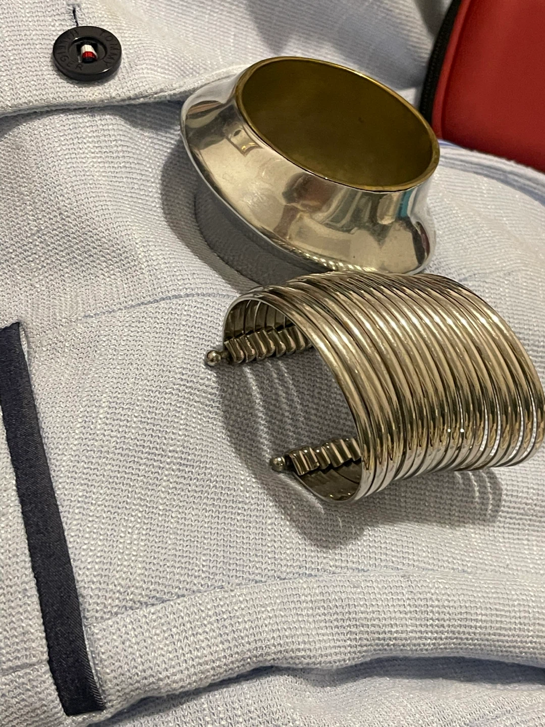 Silver Tone Cuff Bracelets