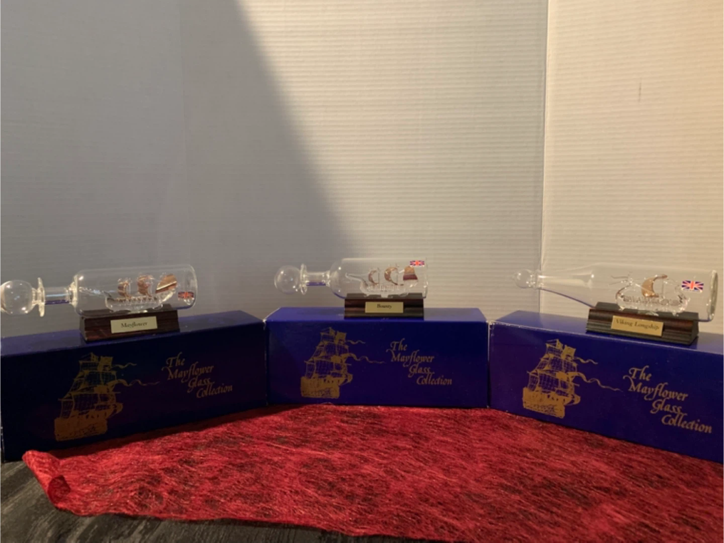 The Mayflower Glass Collection Viking Longship
