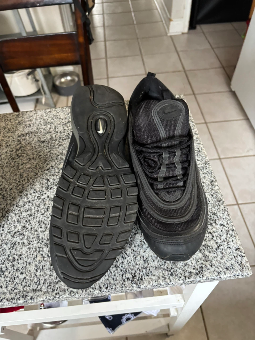 Nike Air Max 97 Black Running Shoes - photo 4