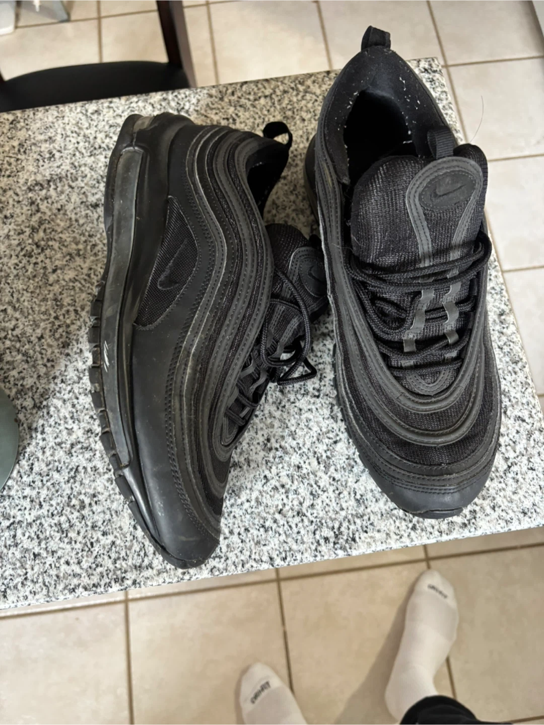 Nike Air Max 97 Black Running Shoes - photo 3
