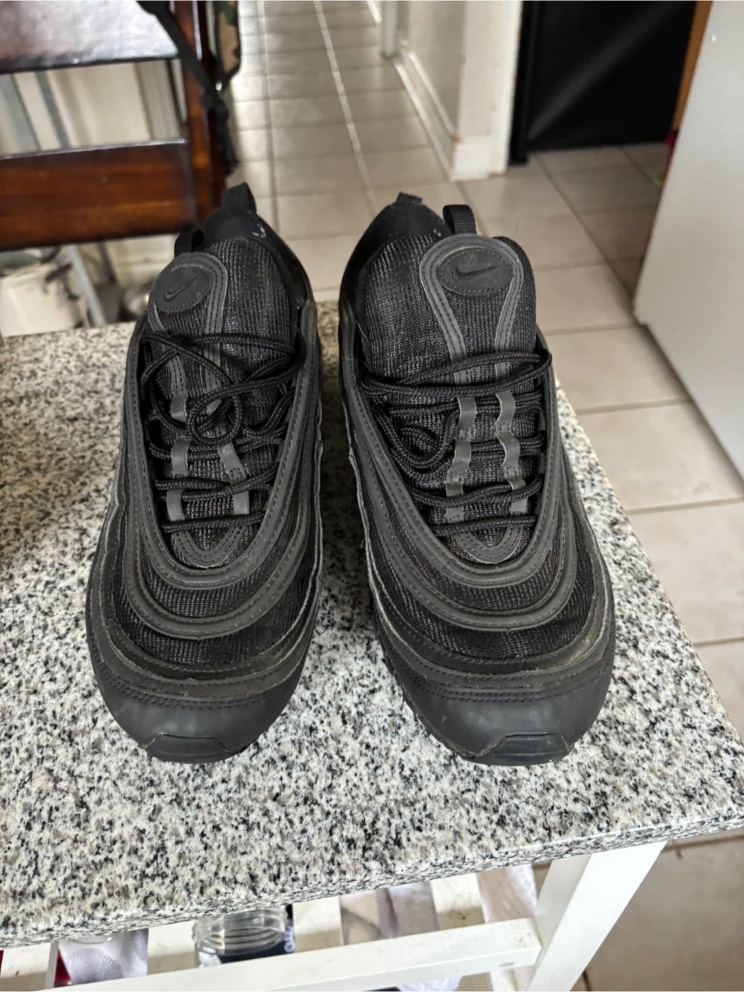 Nike Air Max 97 Black Running Shoes - photo 2