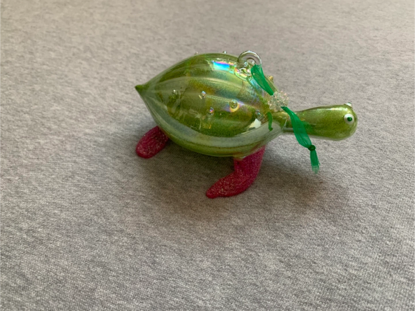 Glass Turtle Ornament
