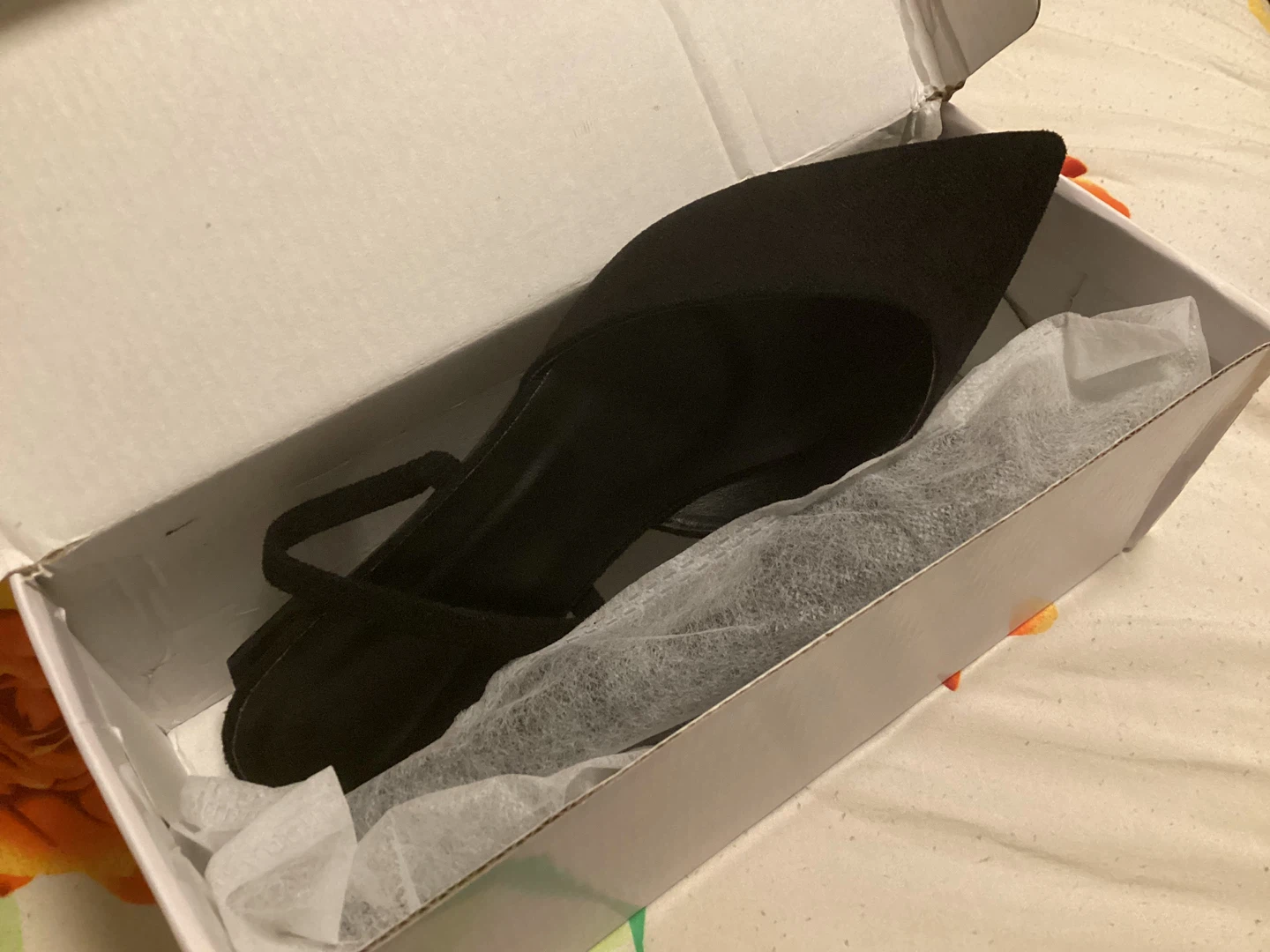 Black women's flats with strap - photo 4