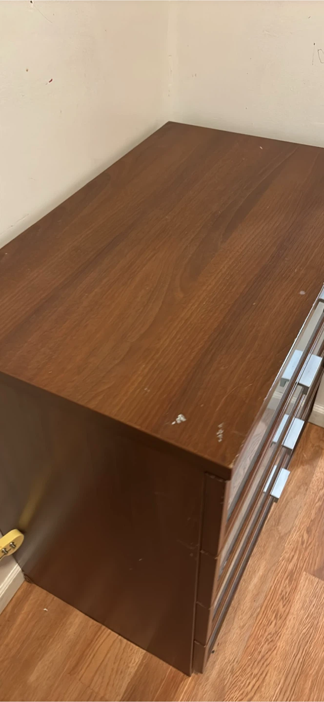4-Drawer Storage Chest with Frosted Glass Fronts - photo 2