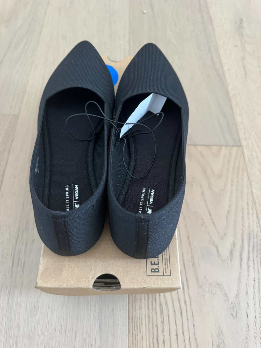 Call It Spring Women's Black Vegan Loafers - Size 7