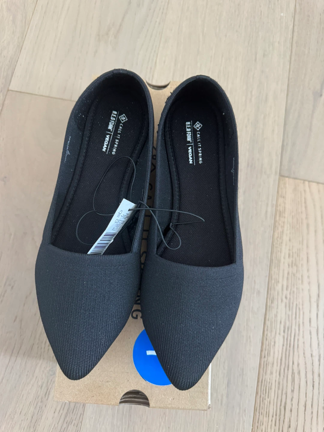 Call It Spring Women's Black Vegan Loafers - Size 7 - photo 4