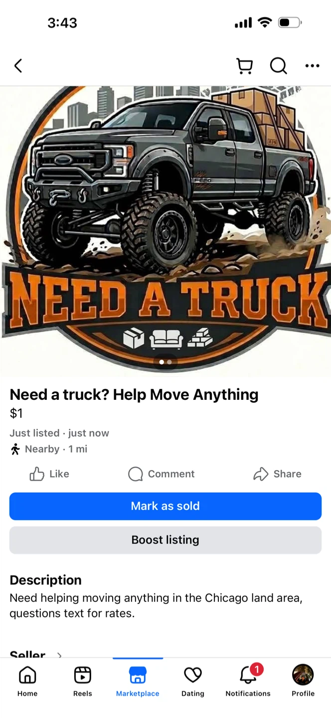 Need a truck? Help Move Anything smoothly