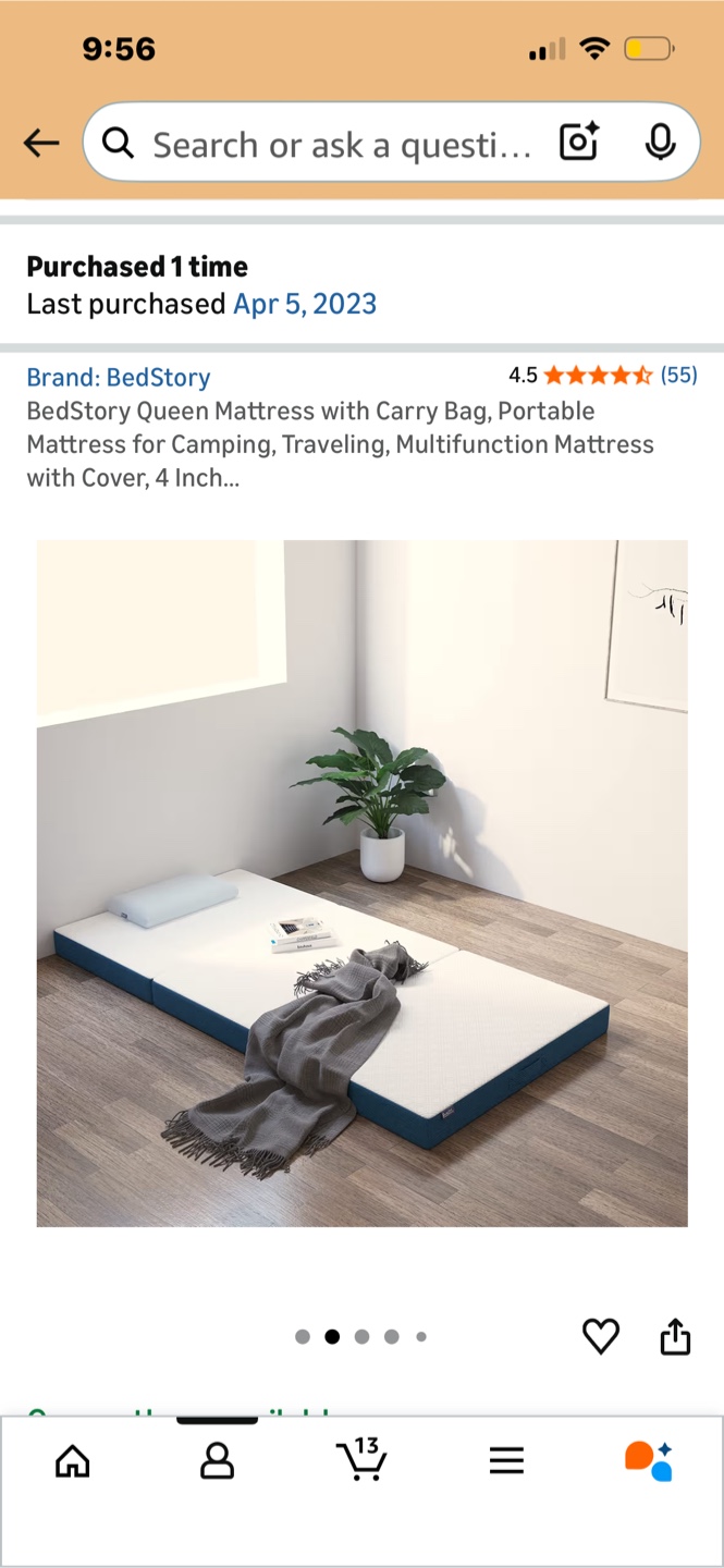 Foldable Queen Mattress with Carry Bag - photo 5