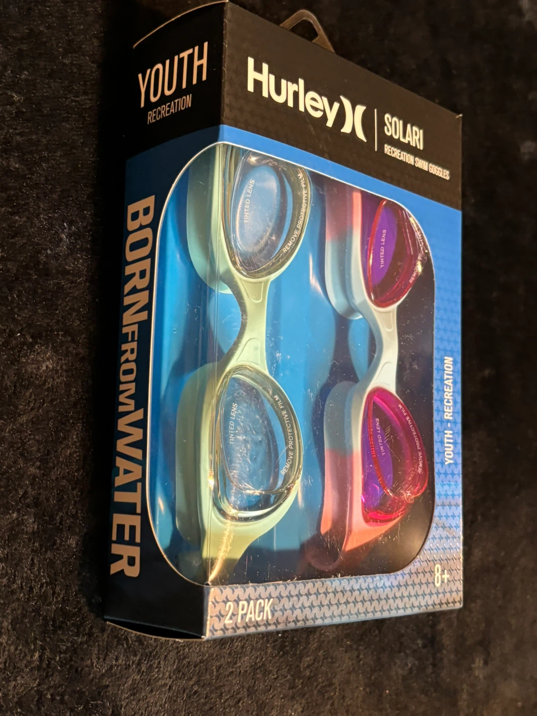 Hurley Youth Recreation Swim Goggles 2 Pack