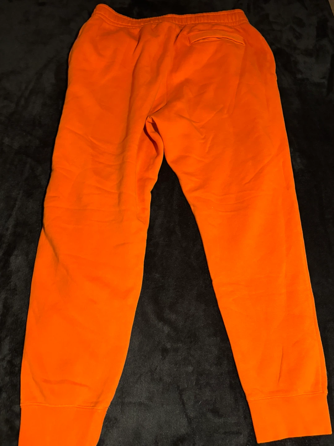 Nike Orange Sweatpants Size Large - photo 2