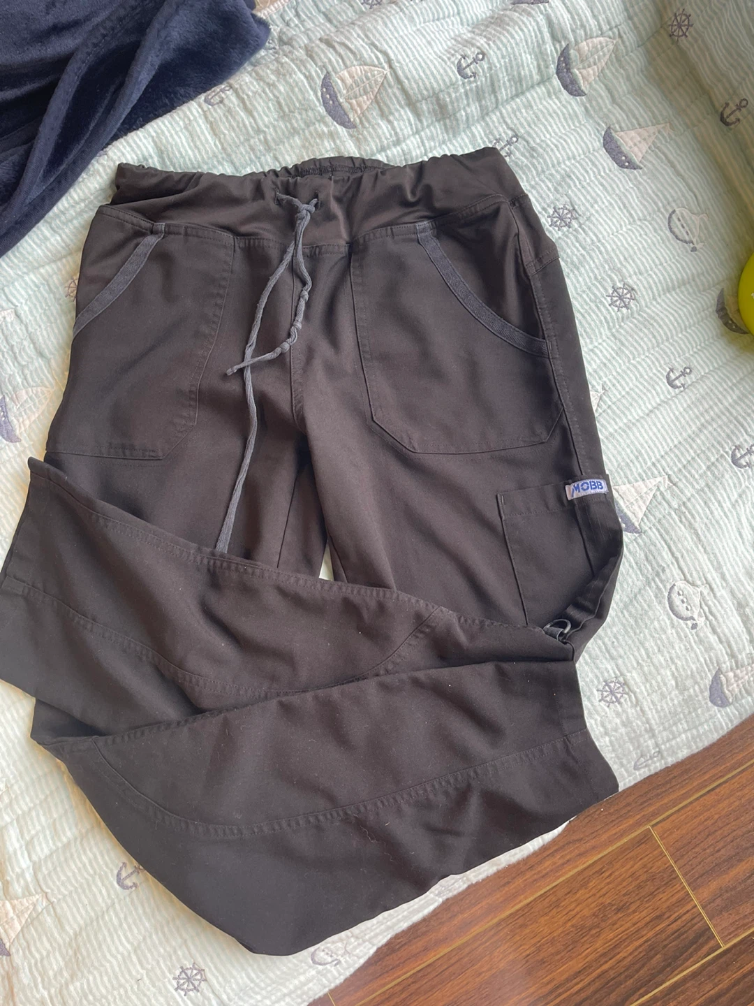 ADAR & MOBB Black Scrub Pants 4 pairs - photo 3