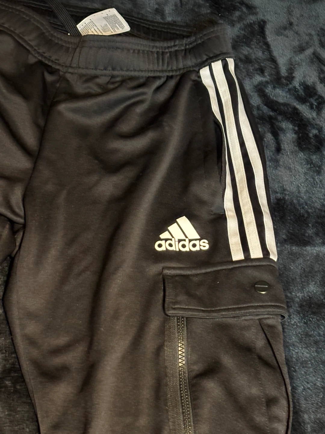 Adidas Black Cargo Pants Size S