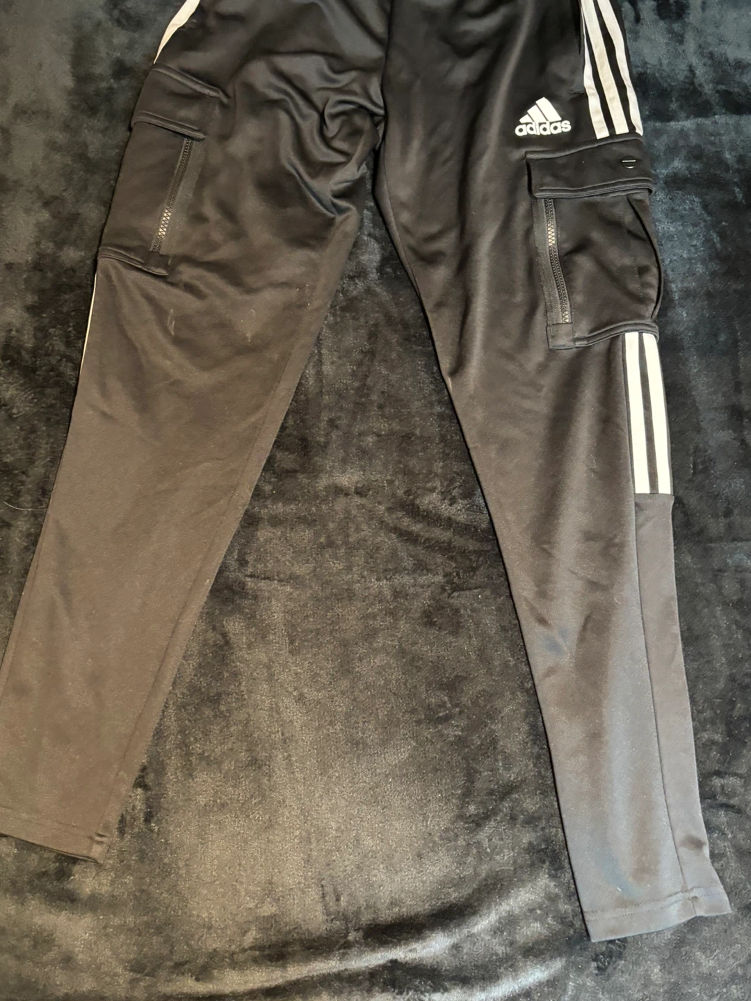 Adidas Black Cargo Pants Size S - photo 2